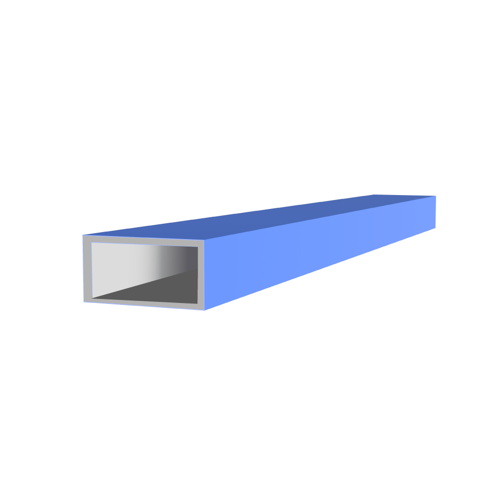 Blue Steel Rhs Steel RHS 100x50x4.0mm Painted /METRE