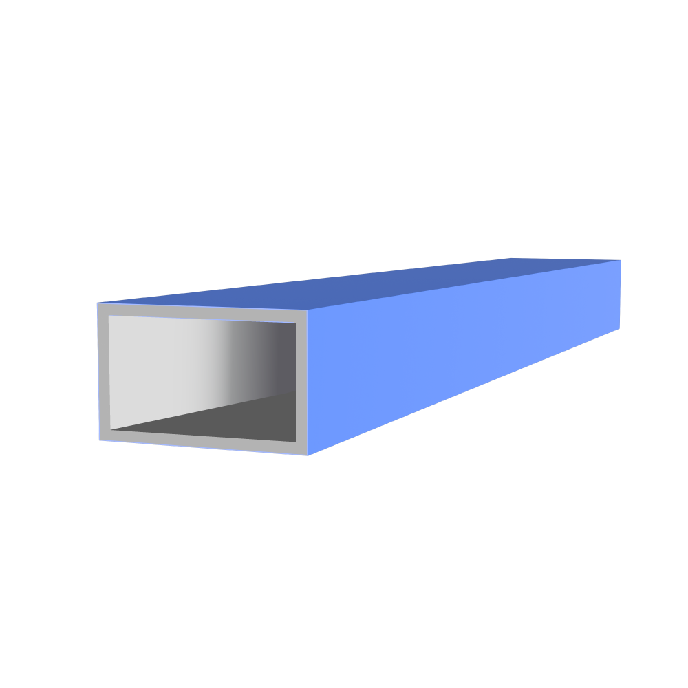 Steel RHS 125x75x5.0mm Painted /METRE