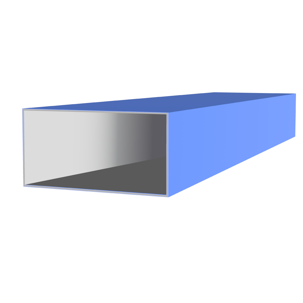 Steel RHS 200x100x5.0mm x8.0mtr Painted