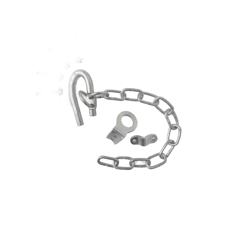 Chain Spring Latch Weld-On Spring Hook Latch with 500mm Chain