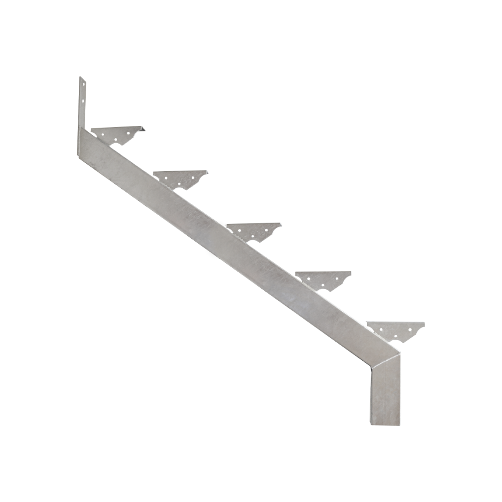 Galvanised Stringer Pair 5 Tread