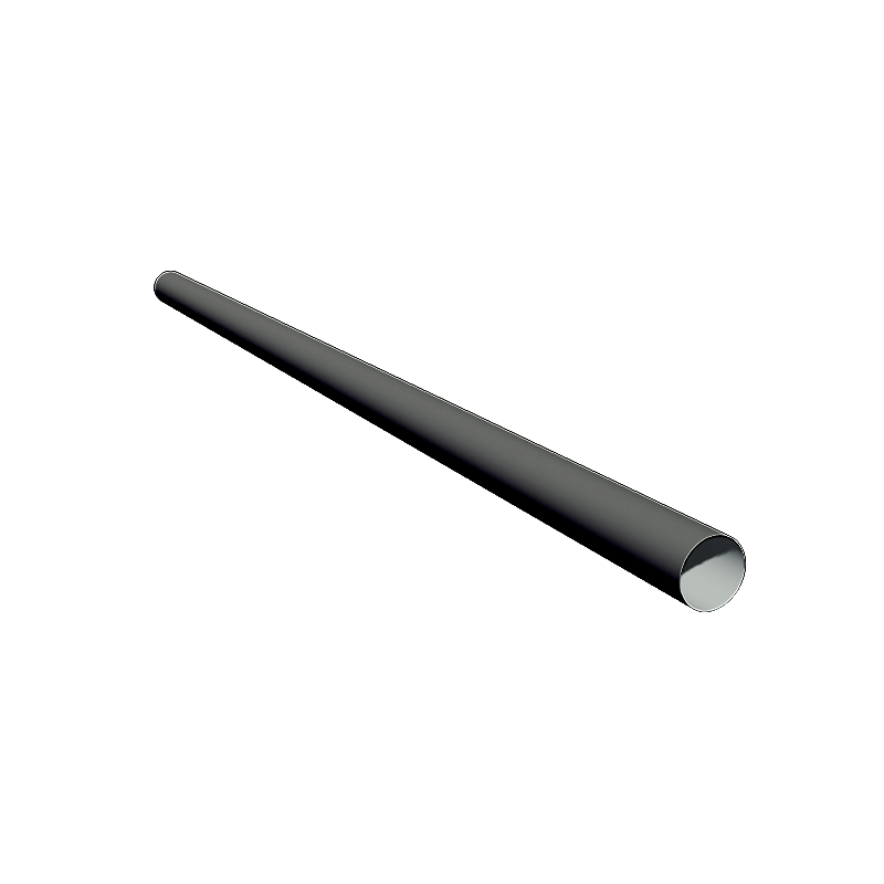 Downpipe Round 75mm MATT LM