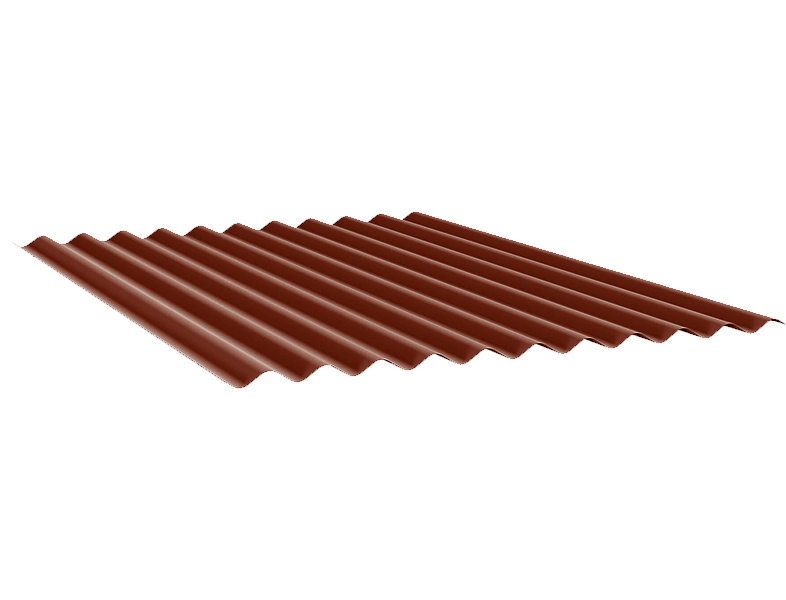 Corrugated Roof Sheet 0.48mm Colorbond Manor Red