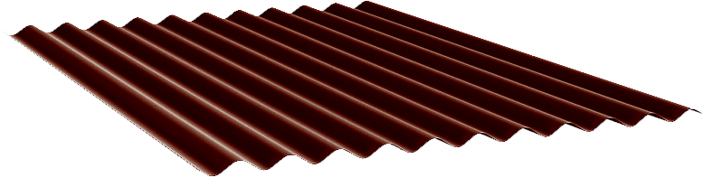 Fence Sheet Corrugated 2090mm Colorbond Manor Red