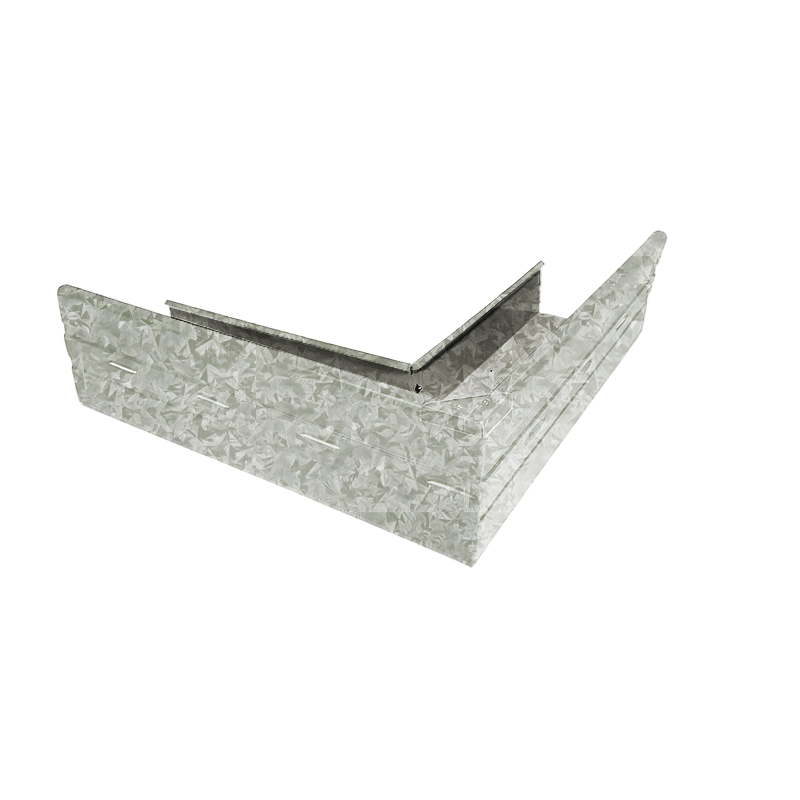 Gutter Compact Square Fabricated EXTERNAL Corner Galvanised