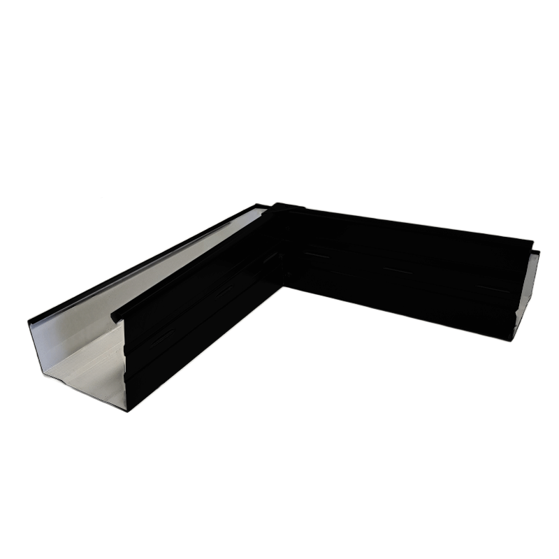 Gutter Compact Square Fabricated INTERNAL Corner Colorbond Night Sky