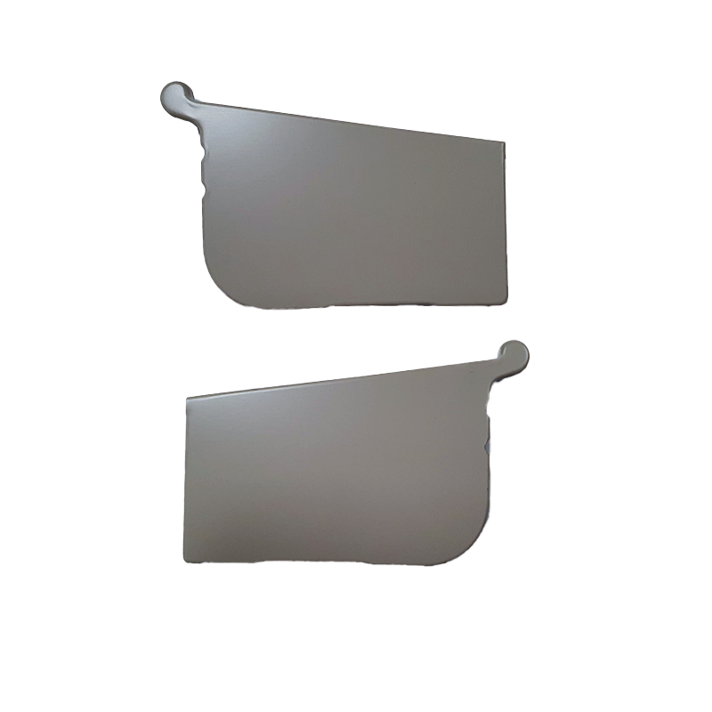 Gutter Q125 High Front Stop End Colorbond ULTRA Wallaby