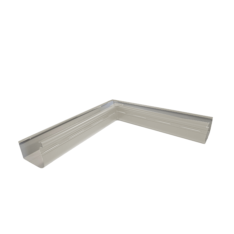 Gutter Quad 150HF Fabricated INTERNAL Corner Colorbond ULTRA Dune
