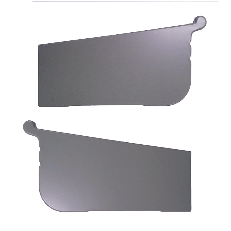 Front Stop Gutter Q150 High Front Stop End Colorbond Basalt
