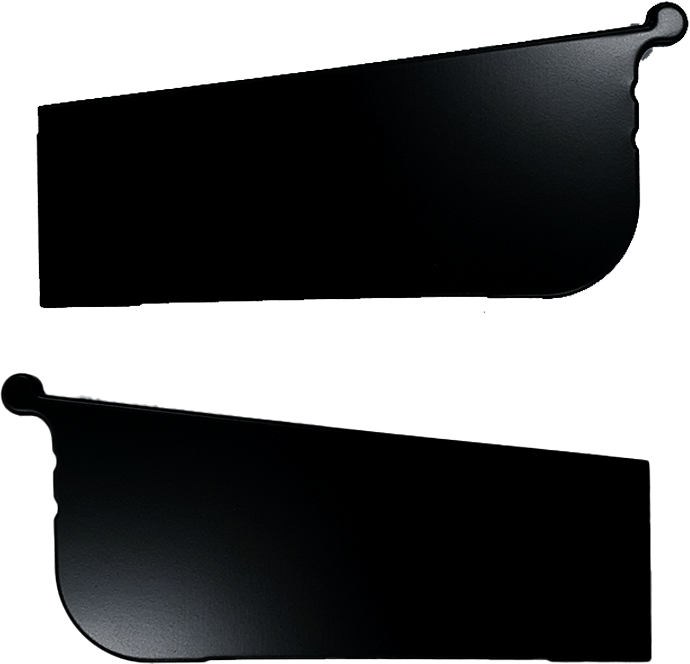 Front Stop Gutter Q175 High Front Stop End Colorbond Night Sky